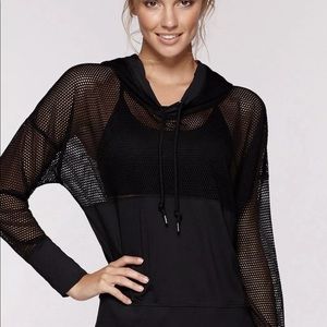 Lorna Jane Black Feel the Beat Hoodie Small